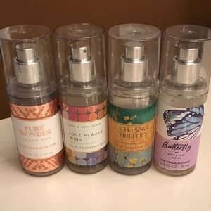 4 fragrance mists